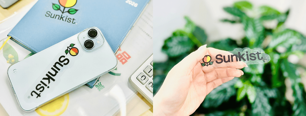 ロゴステッカー２P